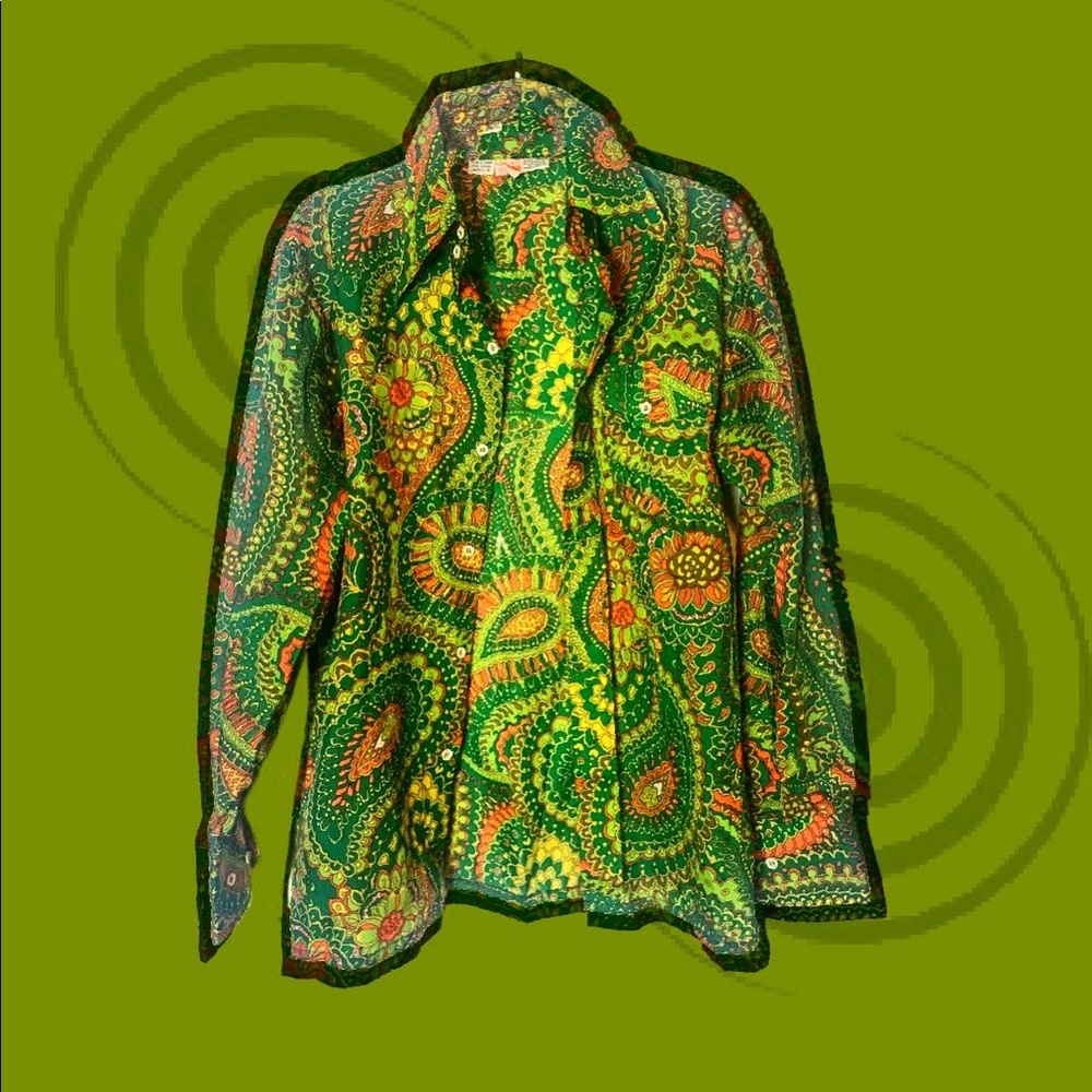 70’s mens button up